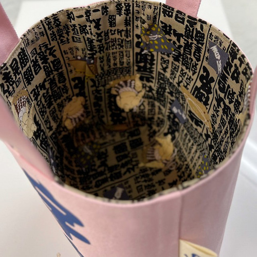 オーギ ＊貴景勝関・宇良さん＊ ハンドメイドバッグ 大相撲 宇良 ミニトートバッグ Ura Japanese Sumo Reversible