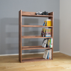 引取可能】薄型のオープンラック 文庫本 まんが本収納棚 飾り棚 幅64cm