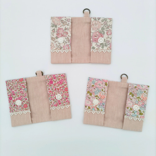 受注制作】選べる3種 折りたたみポケットティッシュケース