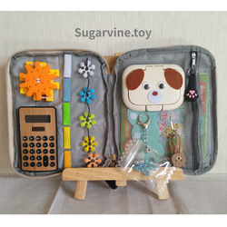 ビジーバッグ ハンドメイド 知育玩具 ❤︎ハンドメイド❤︎ ビジーバッグ 知育玩具 おもちゃ - メルカリ