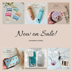 【 うちの子グッズ 】スマホグリップ スマホソケット スマホリング オーダーメイド ペット 犬 猫 7枚目の画像