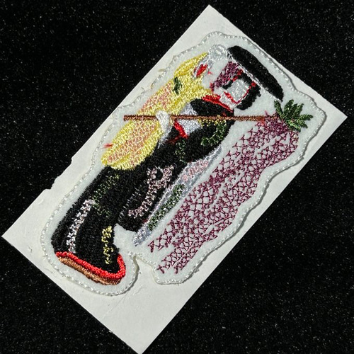 ☆刺繍シール／ステッカー ワッペン☆ 藤娘 日本舞踊 歌舞伎 その他