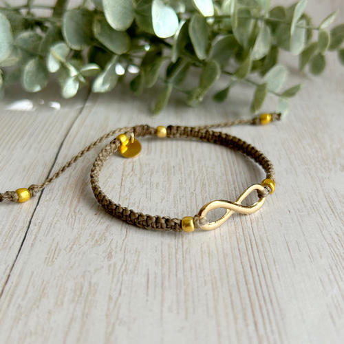 ペア価格】お揃いで身につけるインフィニティワックスコード