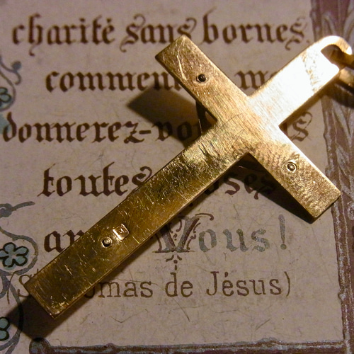 フランスで購入した未使用クロス フランス ヴィンテージ デッドストック ゴールドプレート クロス 工房