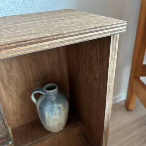 バーシェルフ（ウイスキーラック）W653 D215 H870 バーシェルフ（ウイスキーラック2段28本収納）W653 D215 H870 棚