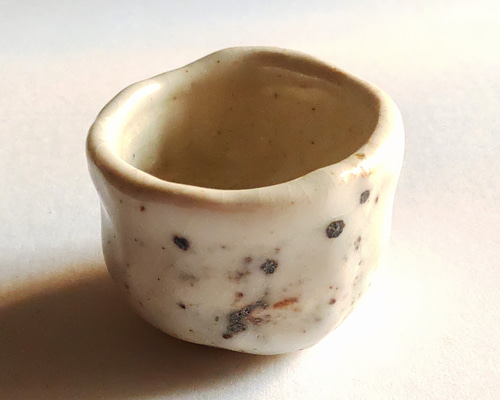 絵志野 美濃焼 ぐい呑み 酒器 盃 杯 鉄絵 絵志野 美濃焼 ぐい呑