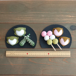 ちりめん和菓子 桜餅 三色団子 柏餅 ちまき ミニチュア 桃の節句 端午