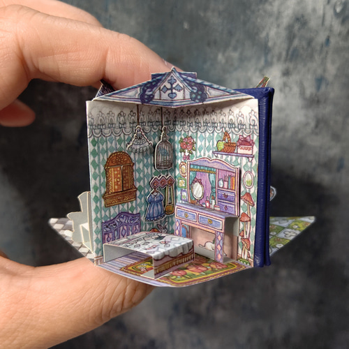 キット】アリスの不思議なおうち 豆本ドールハウス キット 豆本ドール