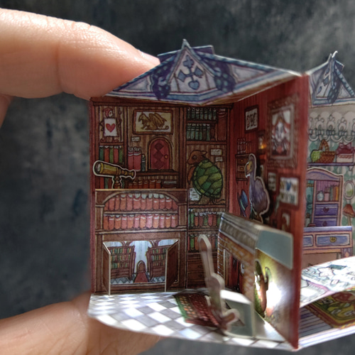 キット】アリスの不思議なおうち 豆本ドールハウス キット 豆本ドール