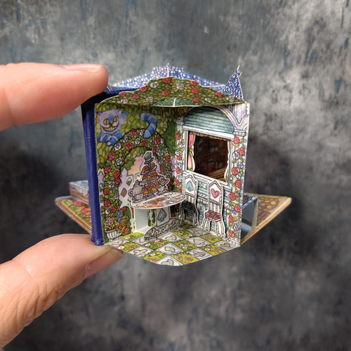 キット】アリスの不思議なおうち 豆本ドールハウス キット 豆本ドール