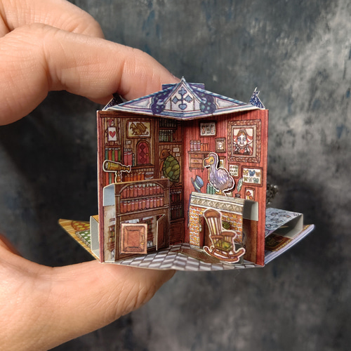 キット】アリスの不思議なおうち 豆本ドールハウス キット 豆本ドール