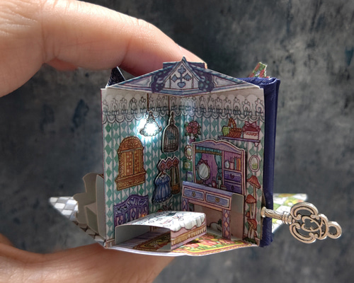 オーダー用 ミニチュアドールハウス 思い出の絵本 オーダー用