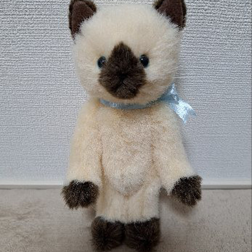 テディベアタイプのシャム猫ちゃん ぬいぐるみ Hiromi.M 通販 18910733