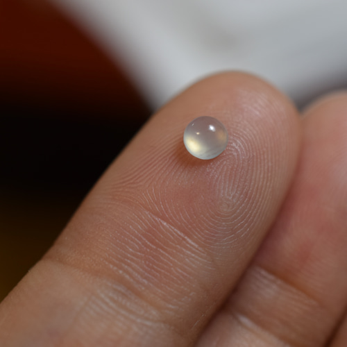 朝市　ミャンマー翡翠氷種ルース RS11-167 大粒 氷糯種 薄ピンクラベンダー 天然ミャンマー産 A貨