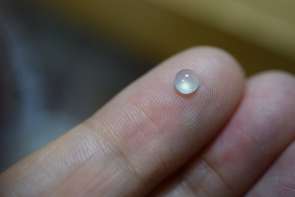 RS9-77 ミニ 高氷種 白氷 天然ミャンマー産 A貨 本翡翠 ルース