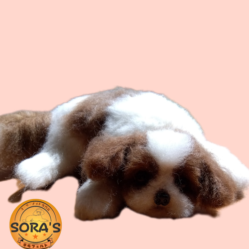 愛犬さんの羊毛フェルトオーダー・わんちゃん制作 羊毛フェルト