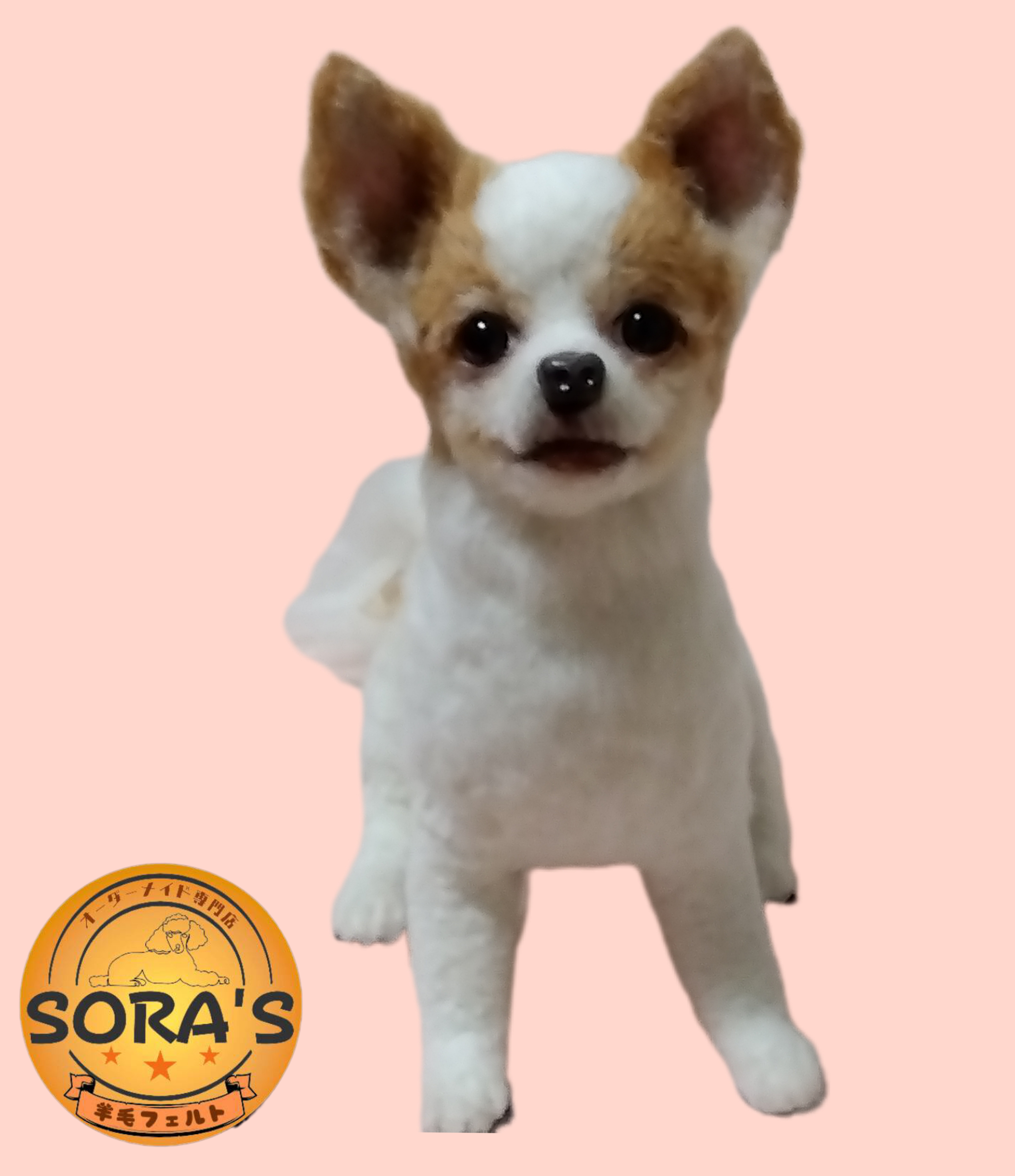 愛犬さんの羊毛フェルトオーダー・わんちゃん制作 フェルト、羊毛