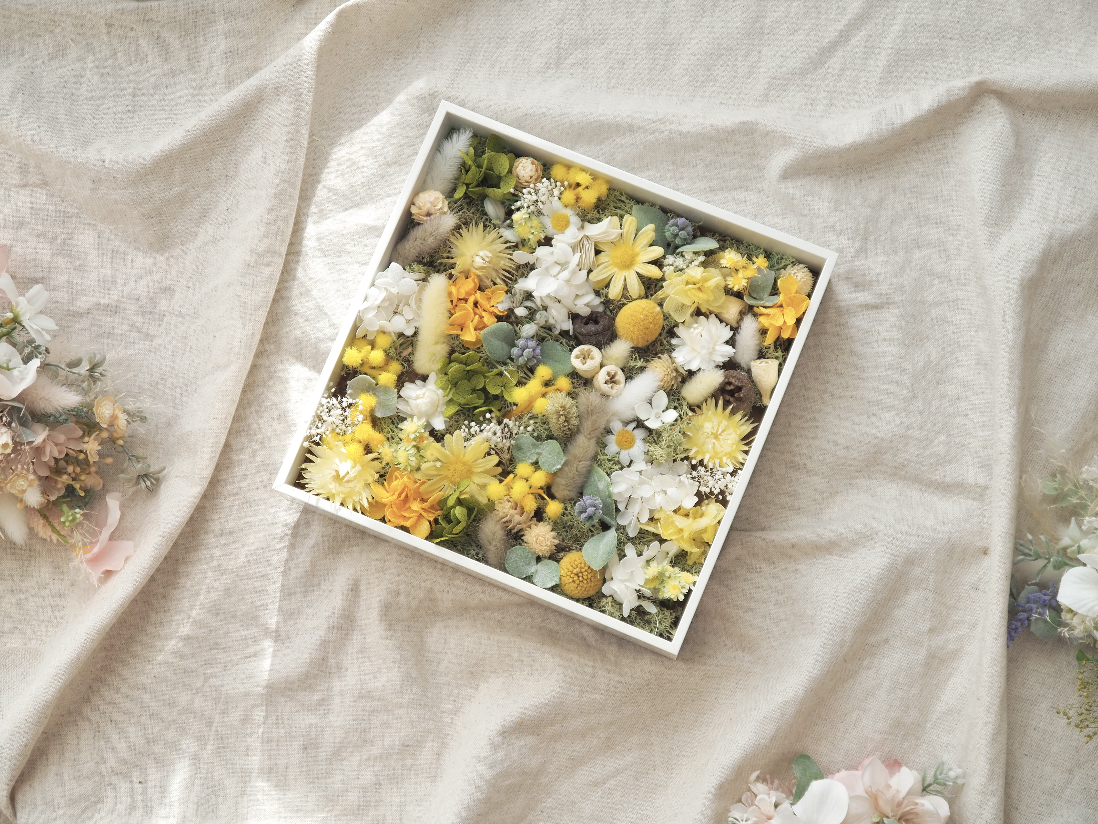 【35〜80名様分】ゲスト参加型　結婚式証明書　70本✴︎スクエア　ミモザ