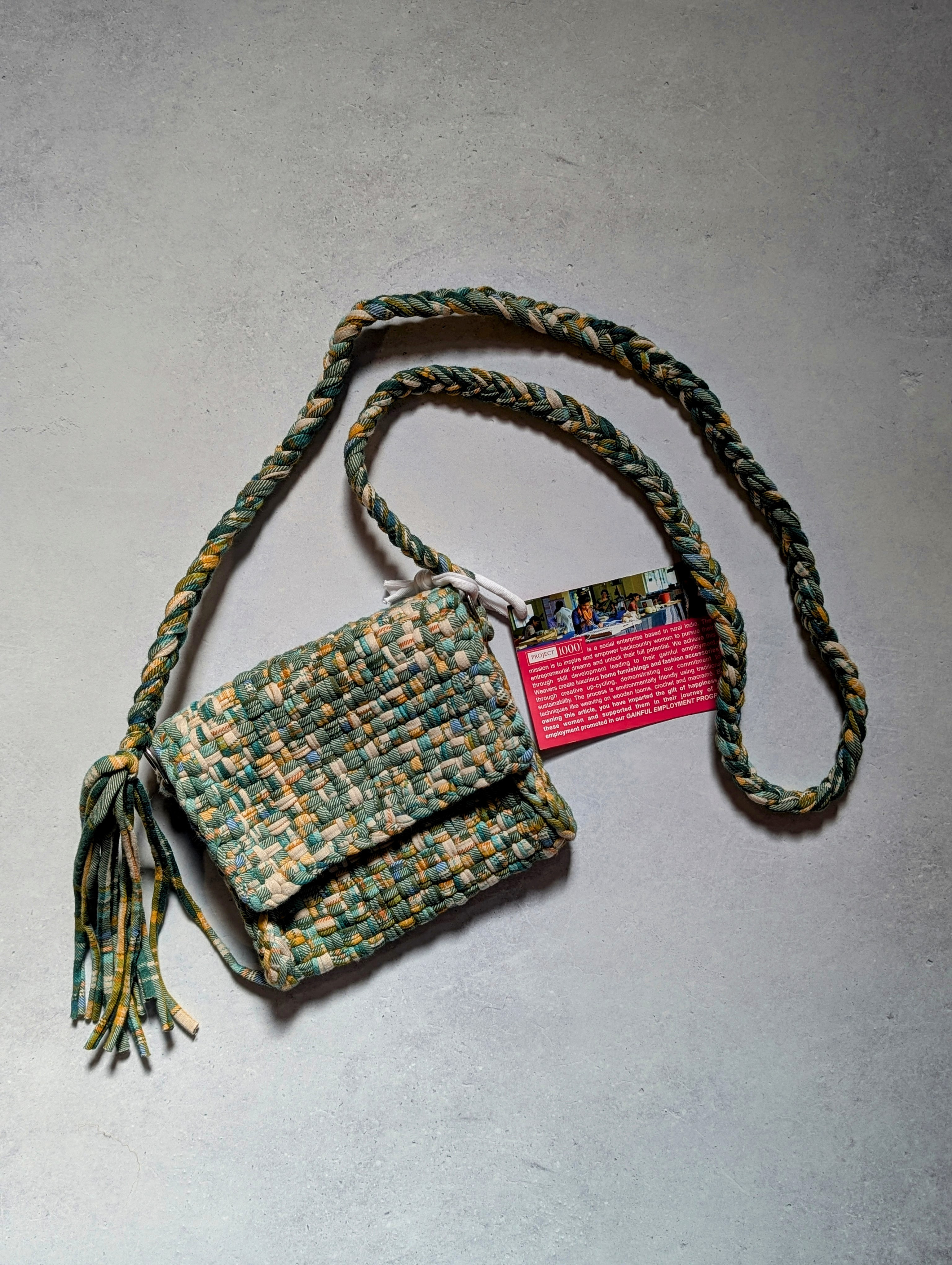 project-1000 phone case 【check print①】スマホショルダー　スマホポーチ　ポシェット