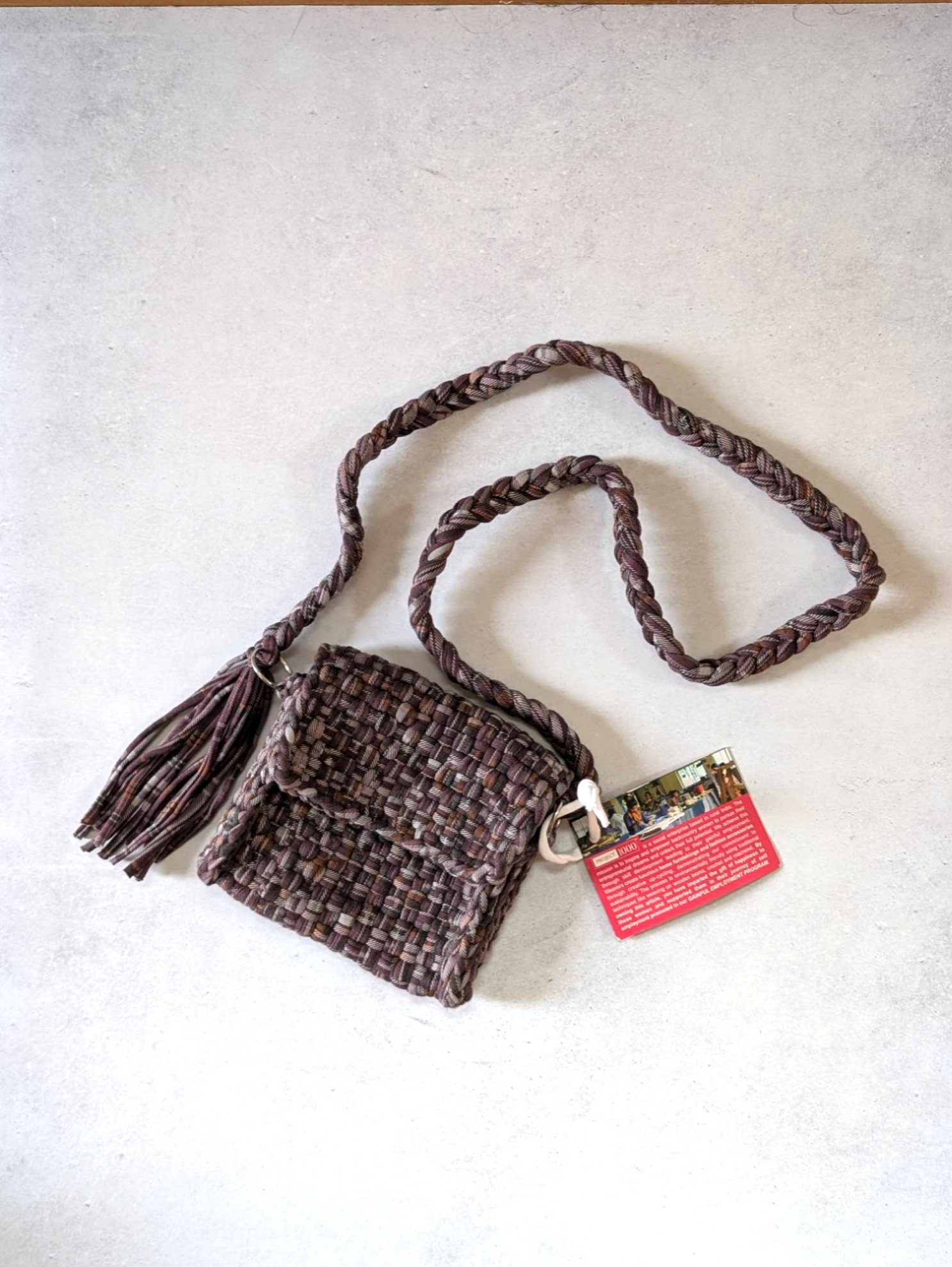 project-1000 phone case 【check print②】スマホショルダー　スマホポーチ　ポシェット