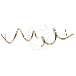 ERG-2975-G [2個裝] 螺絲耳環，螺絲耳針/22毫米 x 47.2毫米 第3張的照片