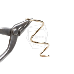 ERG-2975-G [2個裝] 螺絲耳環，螺絲耳針/22毫米 x 47.2毫米 第4張的照片