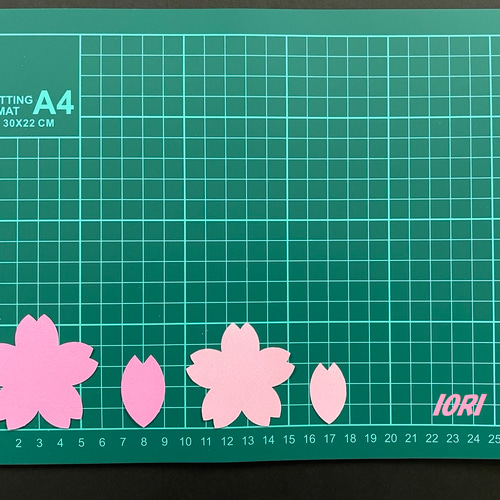 壁面飾り】 春 桜の木 桜 入園式 入学式 卒園式 卒業式 画用紙