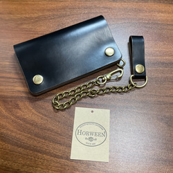 small wallet 【シボ革/ブラック】※次回再入荷未定 三つ折り財布