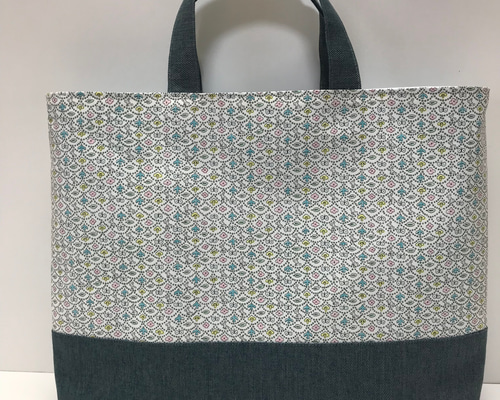 R様オーダー★リバティ柄レッスンバック　ブルー小花 R様オーダー☆リバティ柄レッスンバック ブルー小花 R様オーダー