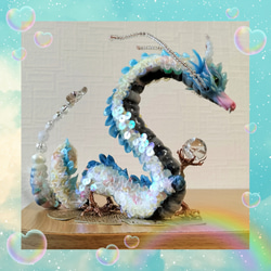 花龍の縁起物オブジェ 龍の置物(横22cm) その他インテリア雑貨 花龍の縁起物オブジェ 龍の置物(横22cm) その他インテリア雑貨