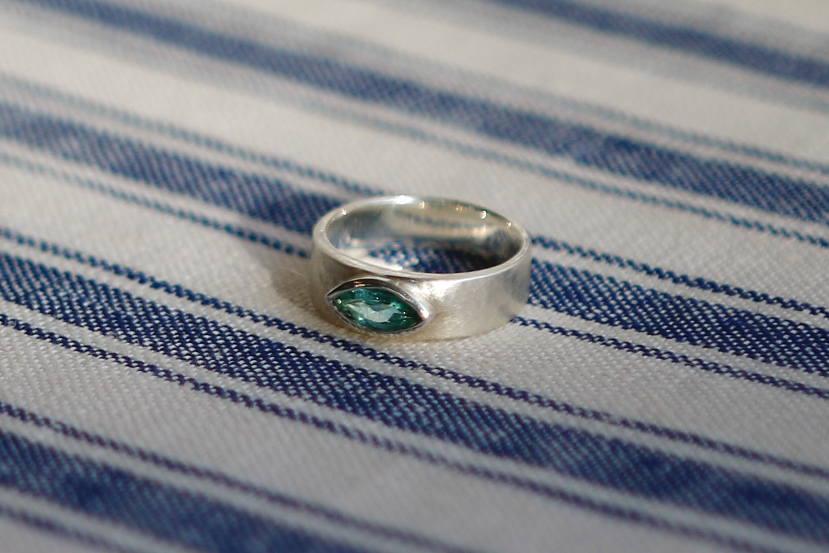 ⭐︎blue green tourmaline SV ring⭐︎ ブルーグリーントルマリンのシルバーリング