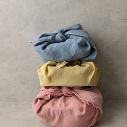 【お弁当包み／ミモザ】リネン　新生活に 4枚目の画像