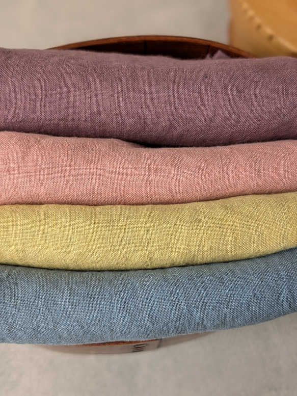 【お弁当包み／ミモザ】リネン　新生活に 5枚目の画像