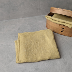 【お弁当包み／ミモザ】リネン　新生活に 3枚目の画像