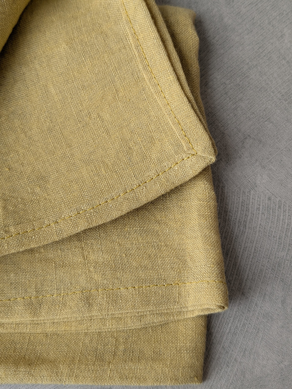 【お弁当包み／ミモザ】リネン　新生活に 2枚目の画像