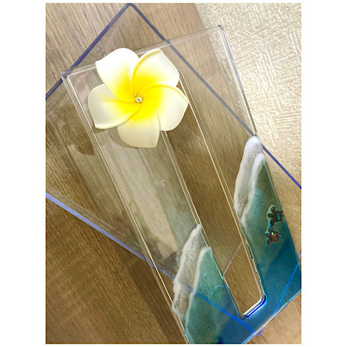 ハワイアン雑貨♡海のティッシュケース✨ソフトティッシュ用✨海塗り
