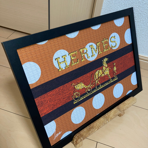 HERMÈS type☆オマージュアートインテリアポスター＃208Y