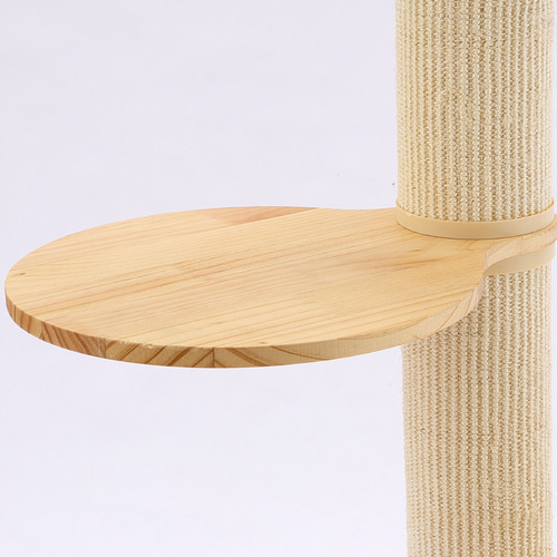 通常版 倒れない キャットタワー 突っ張り式 木製 支柱極太 丈夫 頑丈