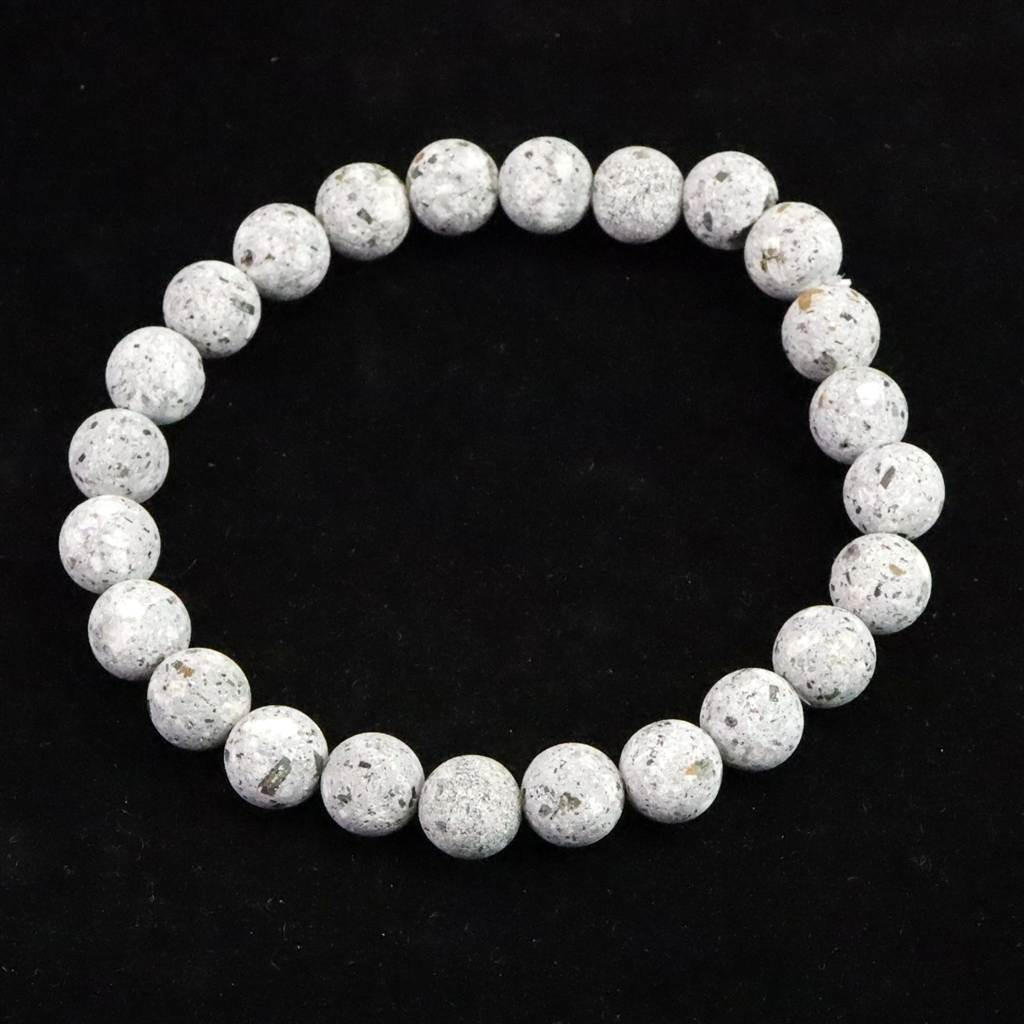 石川県産 医王石  8mmブレスレット  16.2g #90477