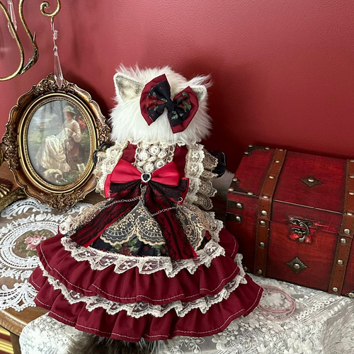 りんりん　犬服　猫服　ハンドメイド　ワンピース　わんちゃん 完成品販売 犬服 猫服 ハンドメイド ワンピース わんちゃん ペット服