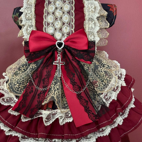 りんりん　犬服　猫服　ハンドメイド　ワンピース　わんちゃん 完成品販売 犬服 猫服 ハンドメイド ワンピース わんちゃん ペット服
