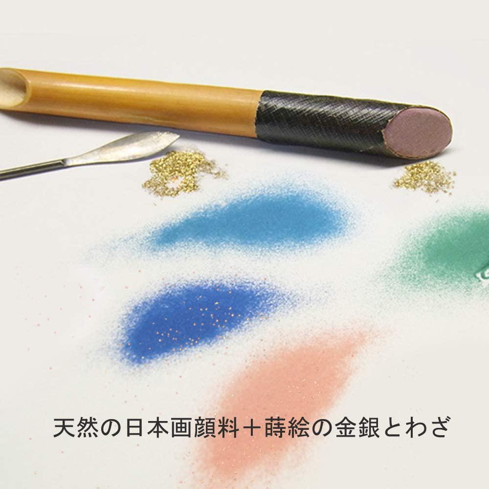蒔絵イヤーカフ「丸夜光貝 研出蒔絵辰砂金」　（※片耳用商品）