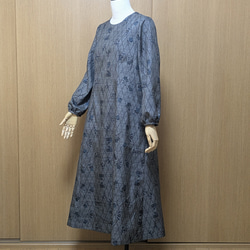 SOLD お値下げ中 着物リメイク ワンピース 大島紬 M〜L ワンピース