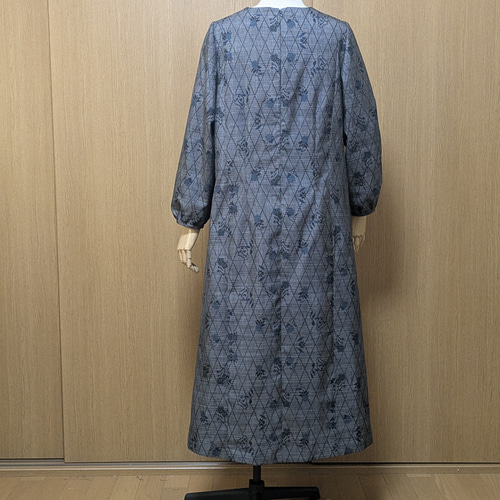 SOLD お値下げ中 着物リメイク ワンピース 大島紬 M〜L ワンピース