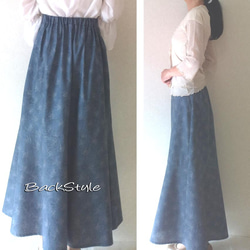 【張り合せなし型紙】大人 マーメイドスカート　S~5L 2枚目の画像