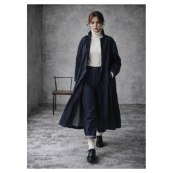 パラスパレス　インディゴ　ダンガリーコート　デニムコート　サイズ2 パラスパレス カラーコート パラスパレス インディゴ ダンガリーコート