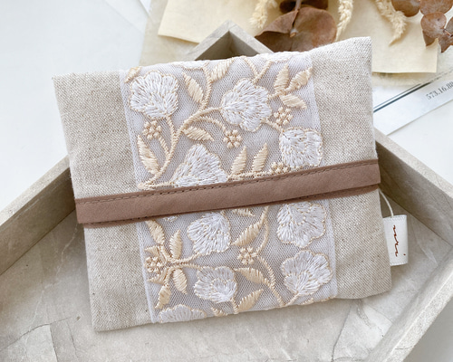インド刺繍リボン】ポケットティッシュ ケース ポーチ うり 通販