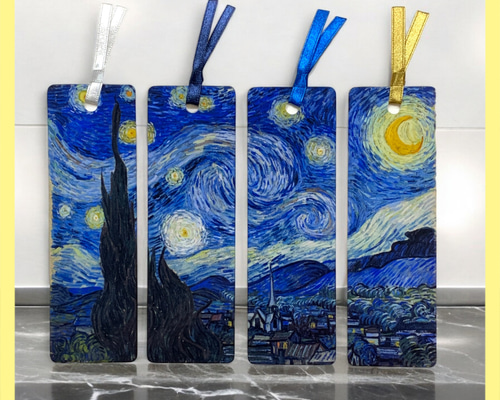 ゴッホ絵画　２点 ゴッホ 丘を抜ける道の2本のポプラ ジクレーキャンバス複製画 額装品