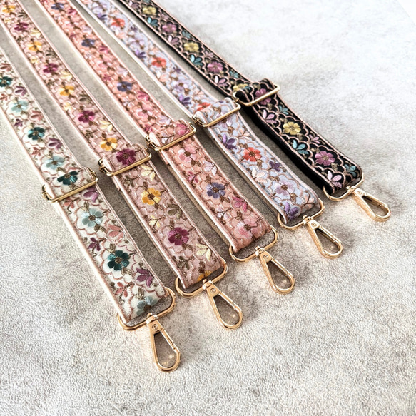 印度刺繡絲帶智慧型手機肩帶肩帶多彩摩洛哥 第3張的照片