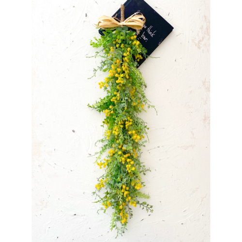 受注制作 9個セットのミモザのガーランド